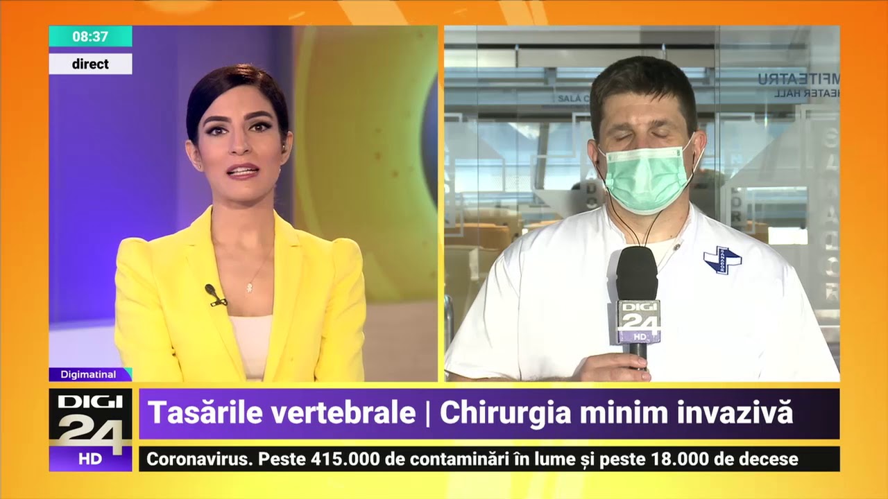 Dr. Dan Benția, medic primar neurochirurgie, cu competențe în microchirurgia spinală și cerebrală