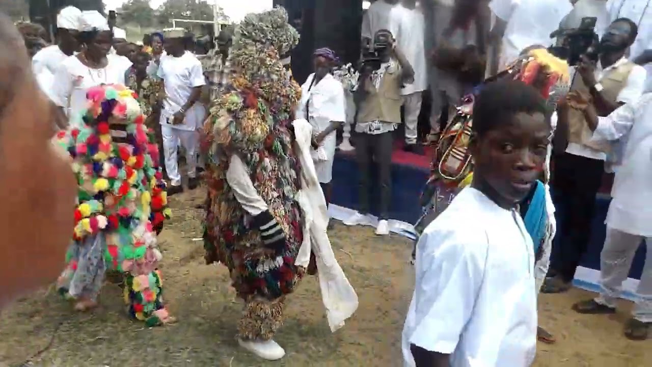 Ogbomoso: Egungun Performance during the 2024 Isese Festival @ Soun Stadium