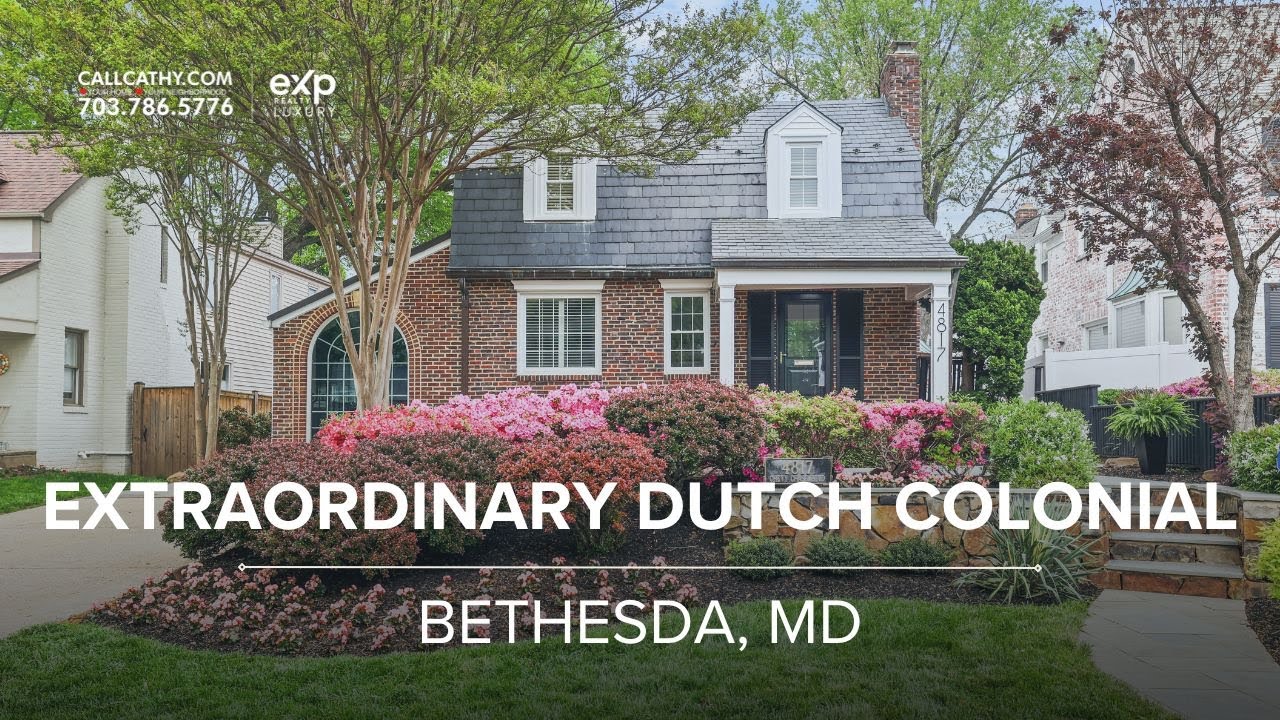 Luxury Homes in Chevy Chase, MD | Extraordinary Restored Dutch Colonial - CallCathy.com