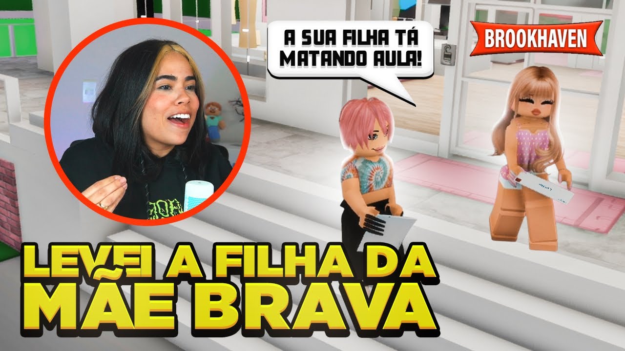 LEVEI A FILHA DA VIZINHA PARA UM LUGAR SECRETO EM BROOKHAVEN