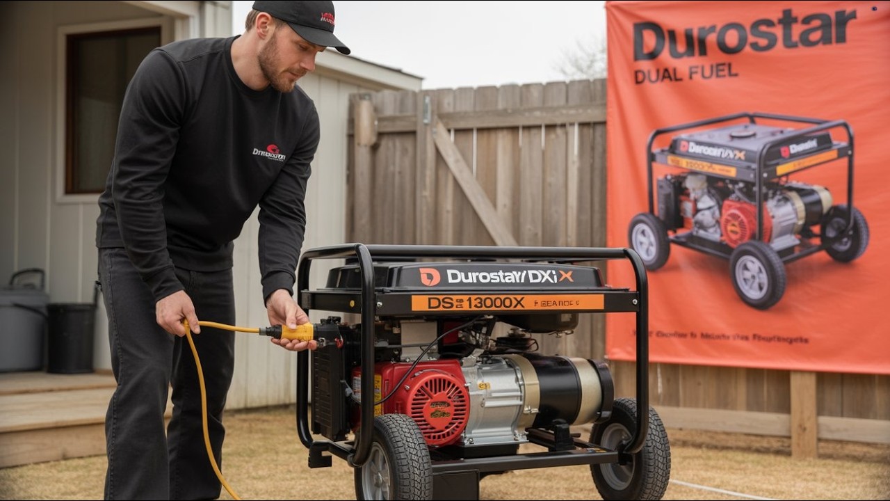 Durostar ds13000mx 13,000 watt dual fuel generator Review
