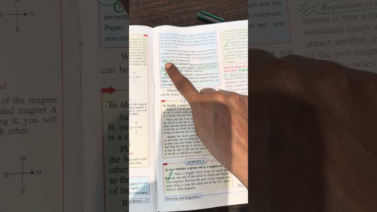 Class7 physics magnetism part 1