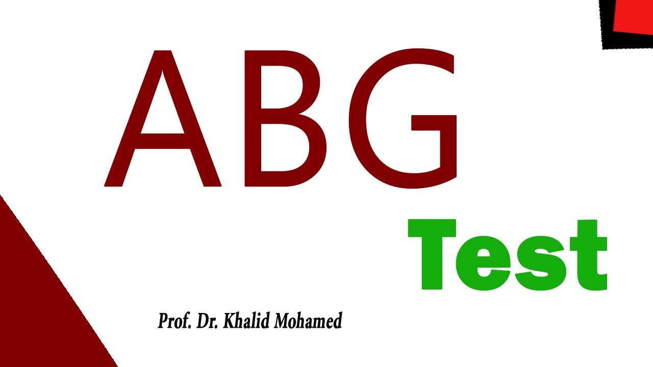 Arterial blood gas (ABG). #abg #acid_base غازات الدم الشرياني