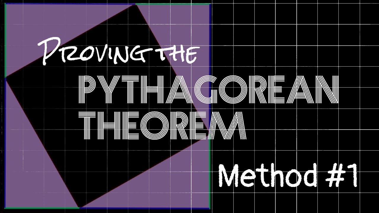 WHY does a^2 + b^2 = c^2 ? | Proving the Pythagorean Theorem (Method #1)