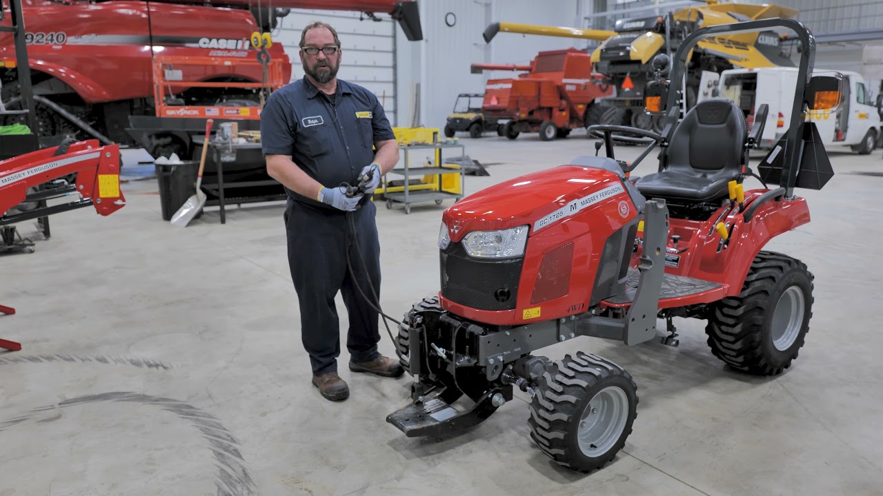 How to Install a Massey Ferguson Front Mounted Snow Blower