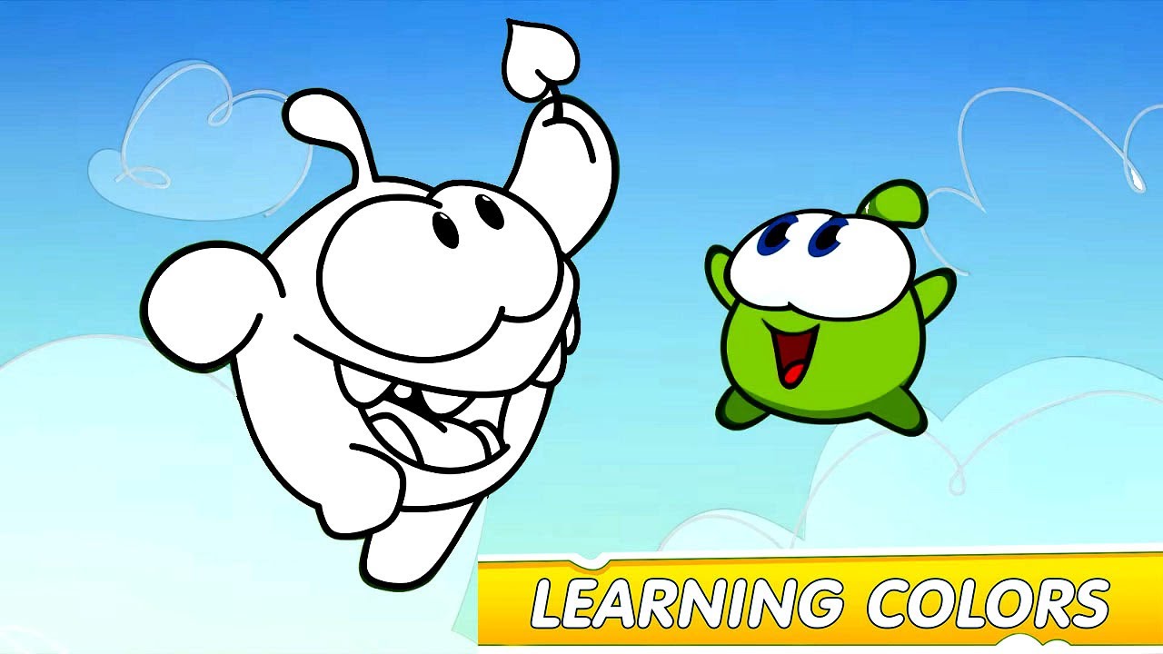 Colouring Book - Learning colours with Om Nom: Cake for Two