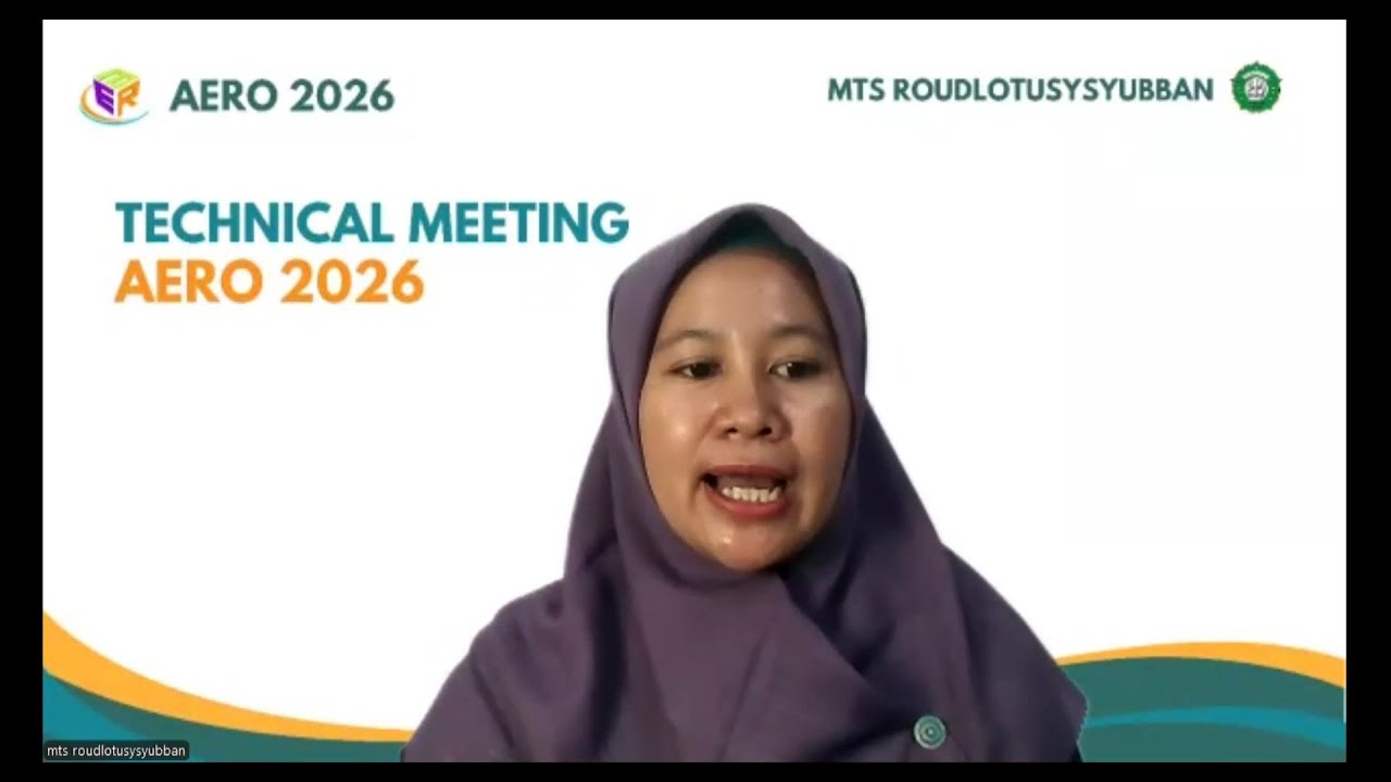 Technical Meeting AERO 2026 MTs  Roudlotusysyubban Tawangrejo | Kamis, 15 Januari 2026