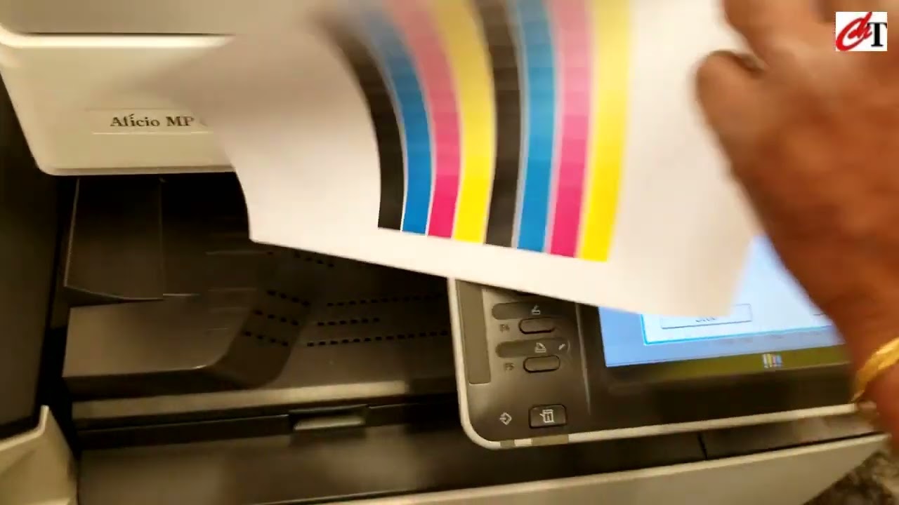 How to do Auto Color Calibration  auto color Calibration of Ricoh MPC5502, MPC4502, MPC3502, MPC3002