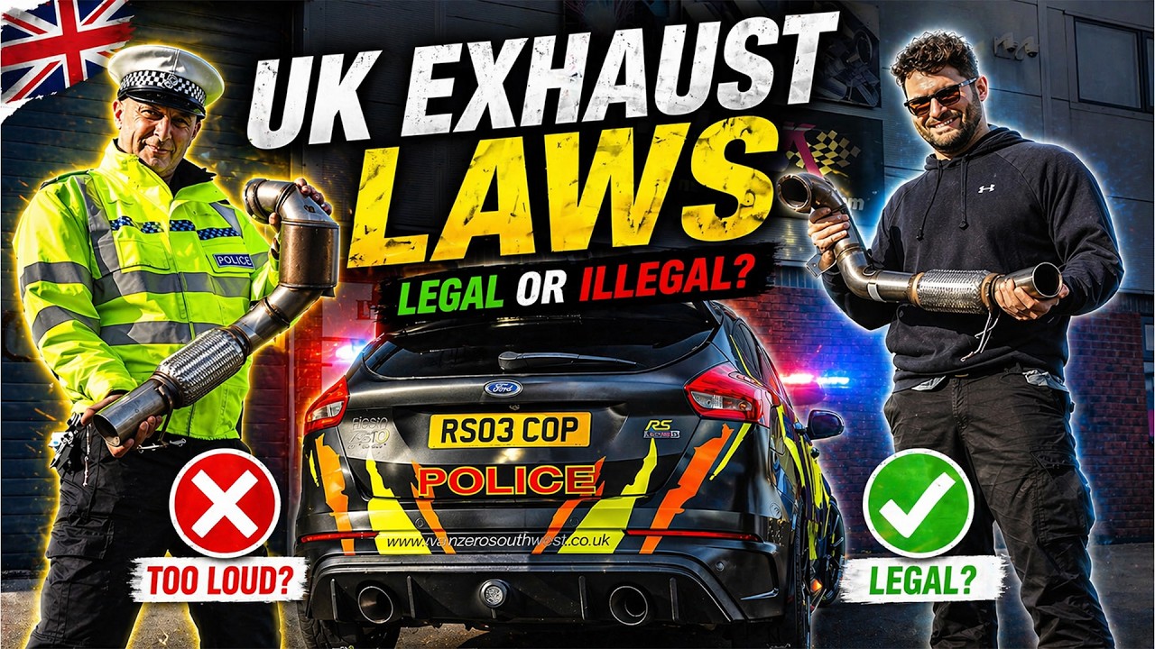 IS IT ILLEGAL TO HAVE MODIFIED EXHAUSTS & POP & BANG MAPS?