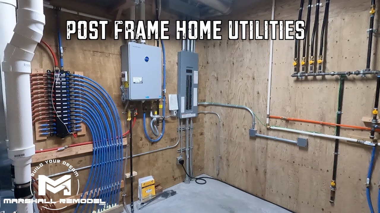 Post Frame Home Utility Room Tour