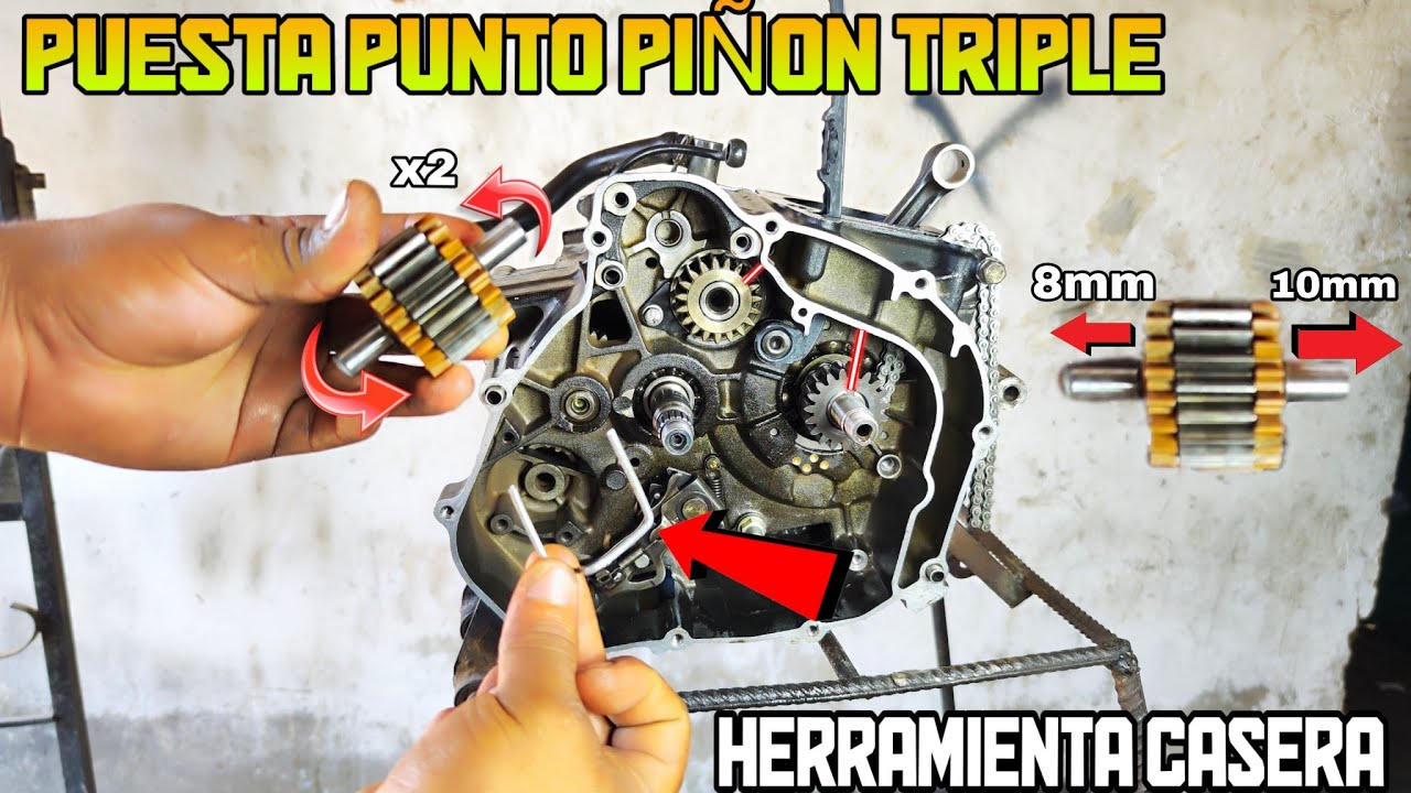 COMO PONER EL PIÑON TRIPLE PULSAR 150,180,200 / PUESTA A PUNTO DE BALANCEADOR (PUNTOS IMPORTANTES)