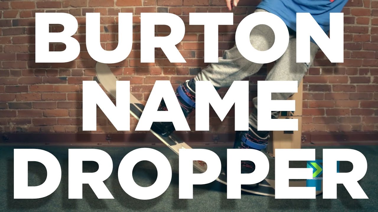 Burton Name Dropper Snowboard Flex Test - Board Insiders - 2016 Burton Snowboards Name Dropper