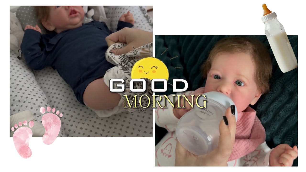 Моё утро с куклой реборн Мартой!/ My morning routine with reborn Marta!☀️
