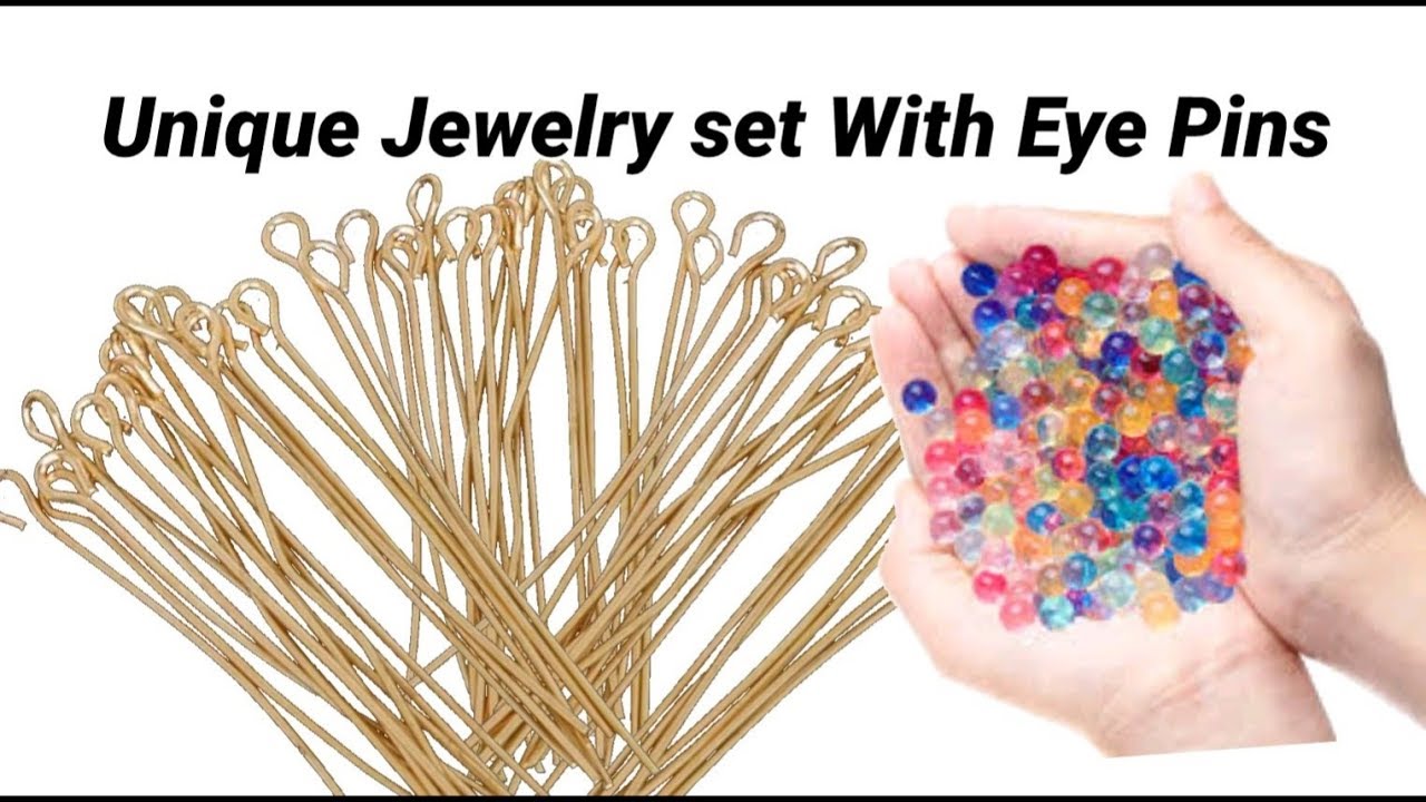 Unique jewelry set making with Eye pins