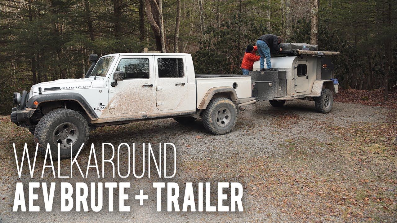 Built 4 Adventure - Walkaround: AEV Brute and Trailer - Mountain State Overland