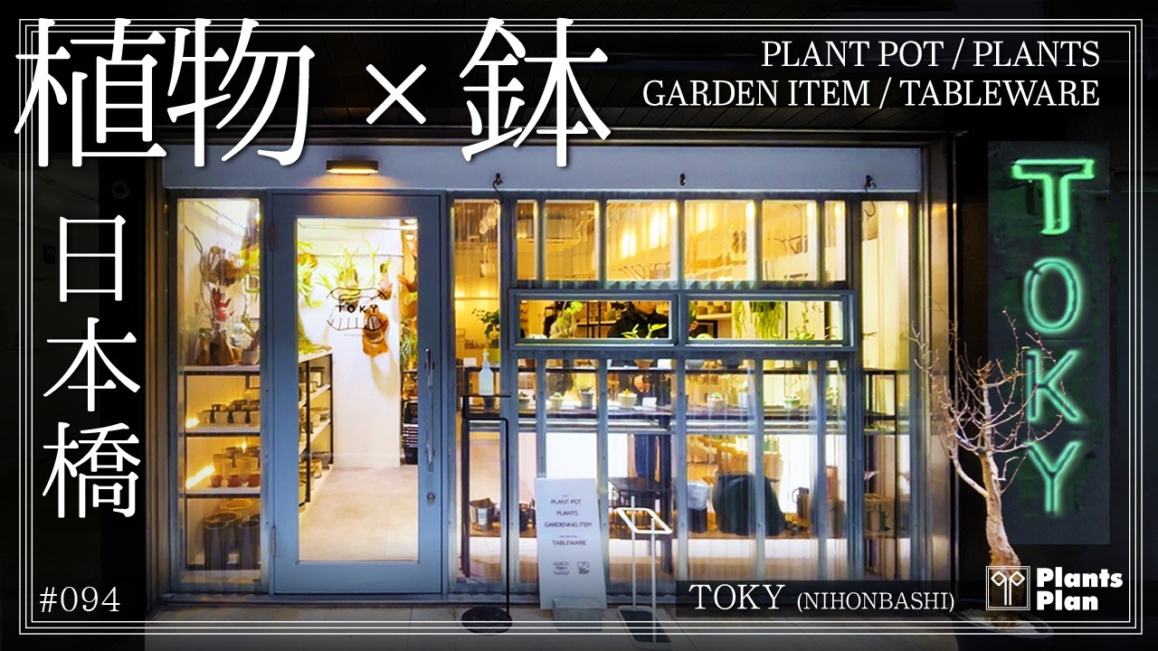 【植物と鉢の店】日本橋TOKYに行ってきました｜センス溢れるグリーンショップ