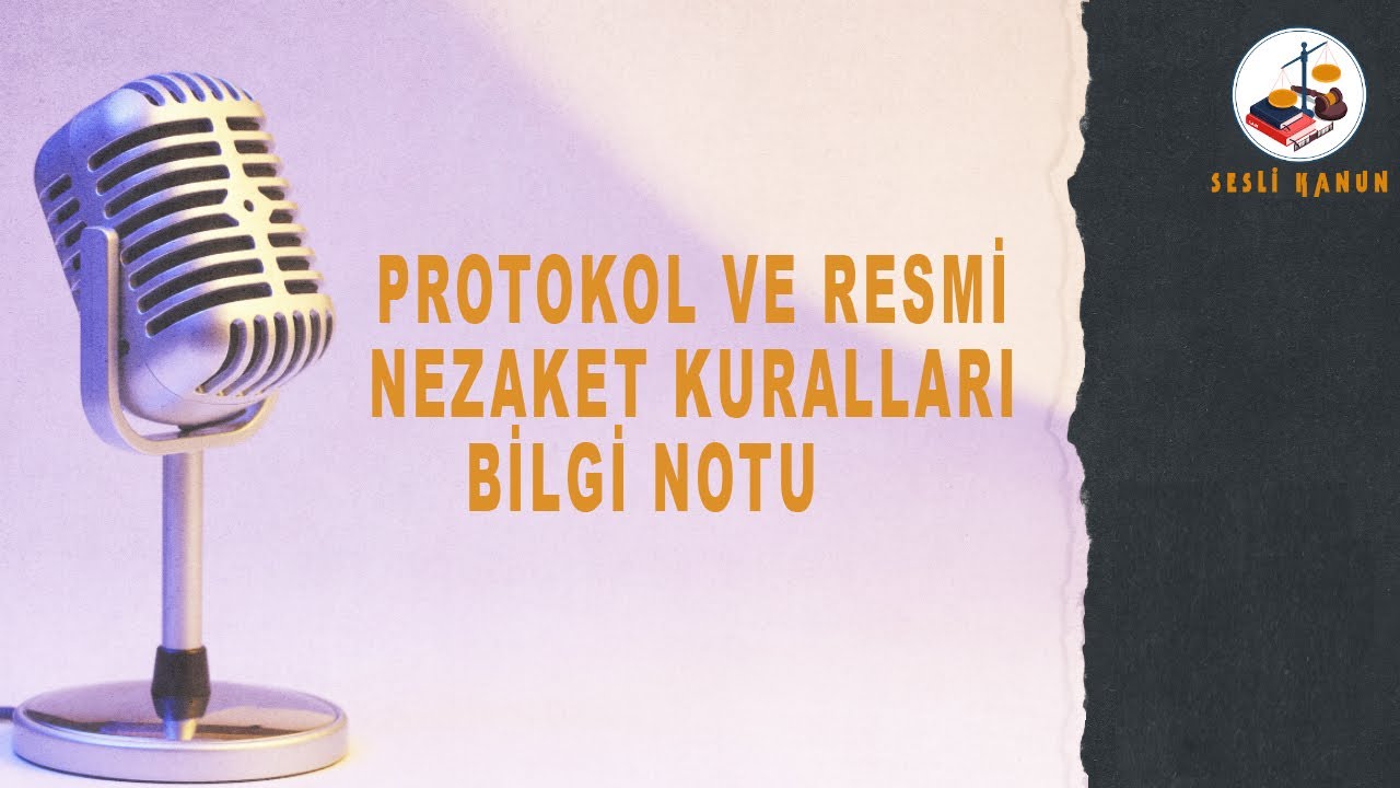 PROTOKOL VE RESMİ NEZAKET KURALLARI BİLGİ NOTU ‐ MEB UNVAN DEĞİŞİKLİĞİ GÖREVDE YÜKSELME 2023