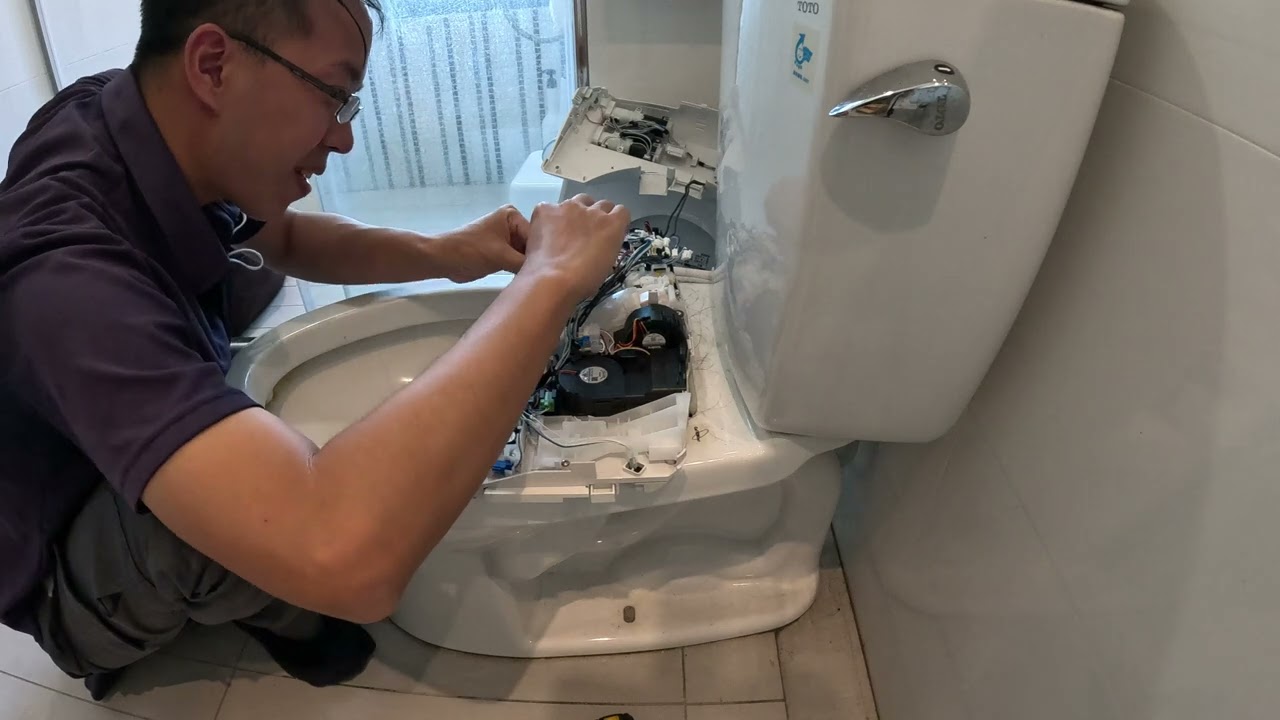 TOTO 免治馬桶蓋維修全過程🚽型號：S7 (TCF47360TW)part 1