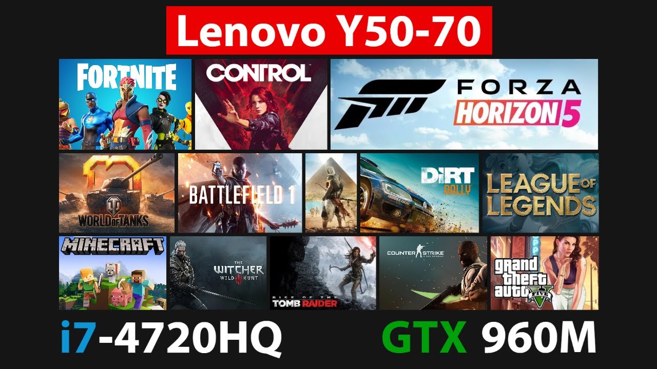 Gaming test | Lenovo Y50-70 | i7-4720HQ GTX 960M 2GB