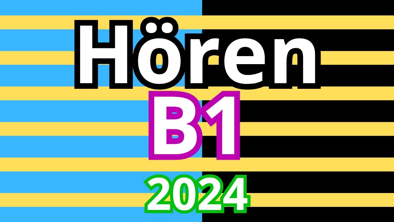 Hören B1 Goethe Zertifikat Mit Lösungen & Transkriptionen 2024