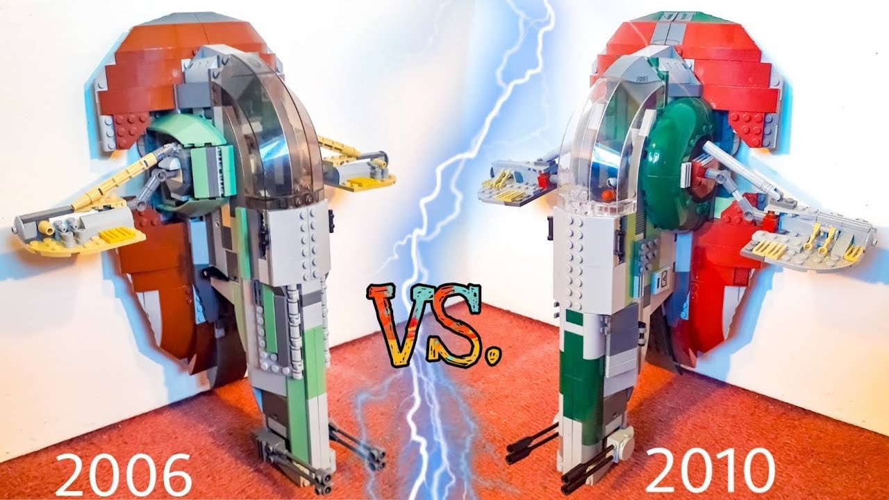 LEGO Slave 1 2006 vs. 2010 Comparison