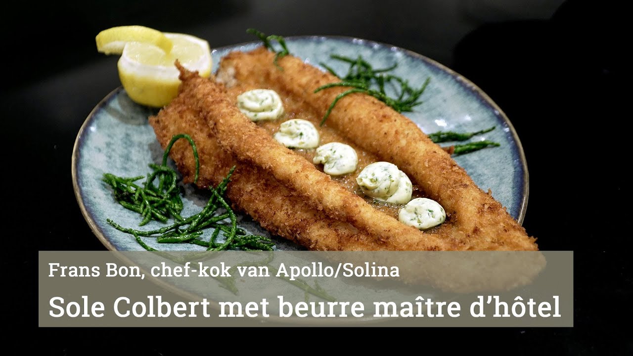 Sole Colbert, klassiek recept met gefrituurde zeetong