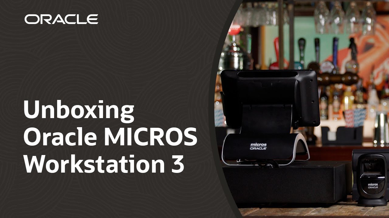 Unbox and set up Oracle MICROS Workstation 3