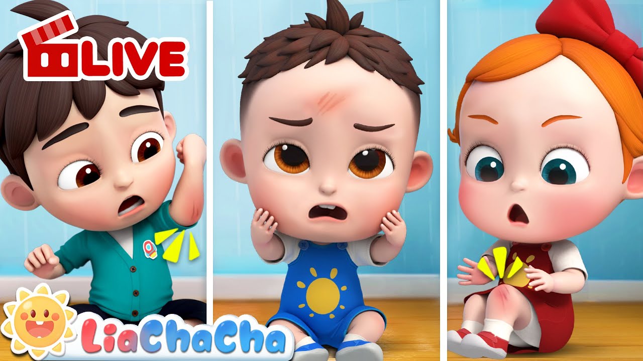 🔴Boo Boo Song | Play Safe Song for Kids | Good Habit Song | Nursery Rhyme & Kids Song | LiaChaCha