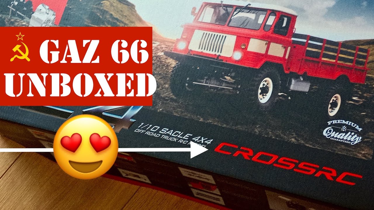 NEW TRUCK! Cross RC GC4 Unboxing | 1/10 Russian Gaz 66