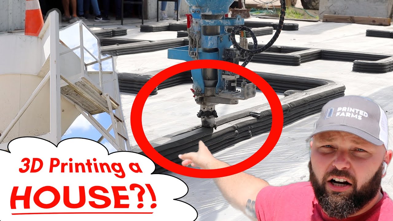 $500,000 3D Printer??? || COBOD BOD2 || Printed Farms Workshop || 3D House Building Construction