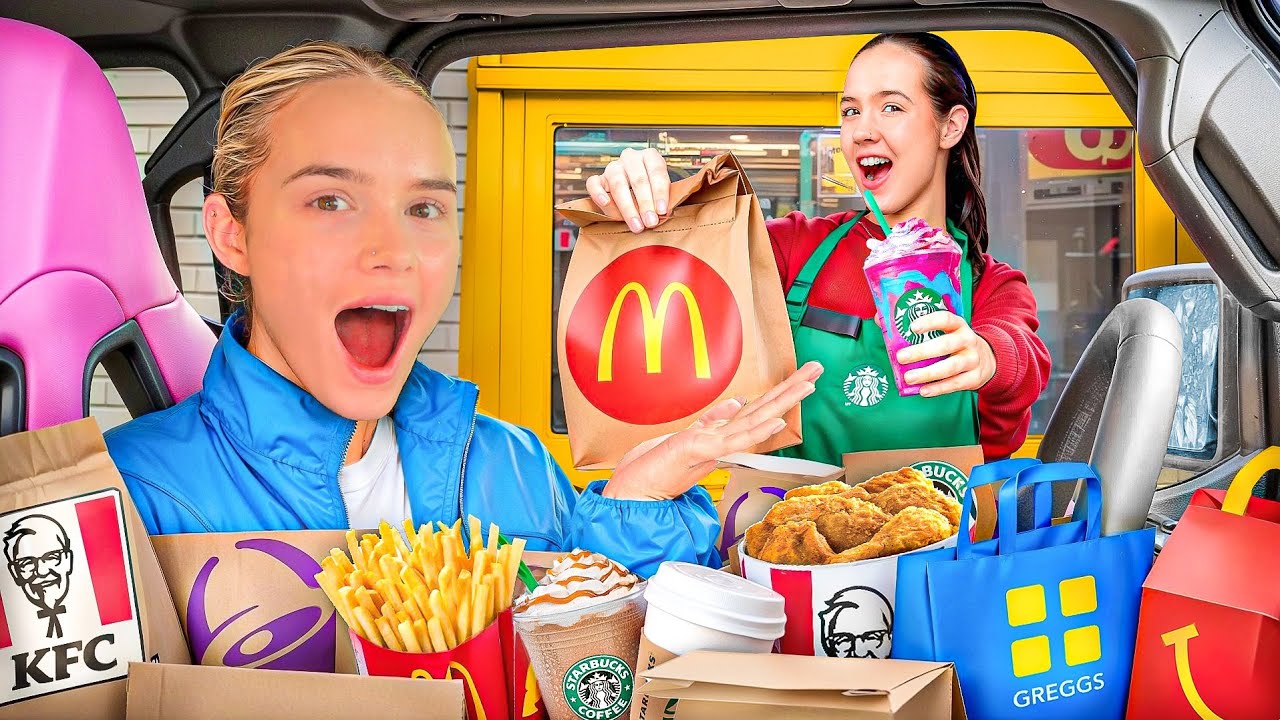Eating At EVERY DRIVE-THRU In The UK!