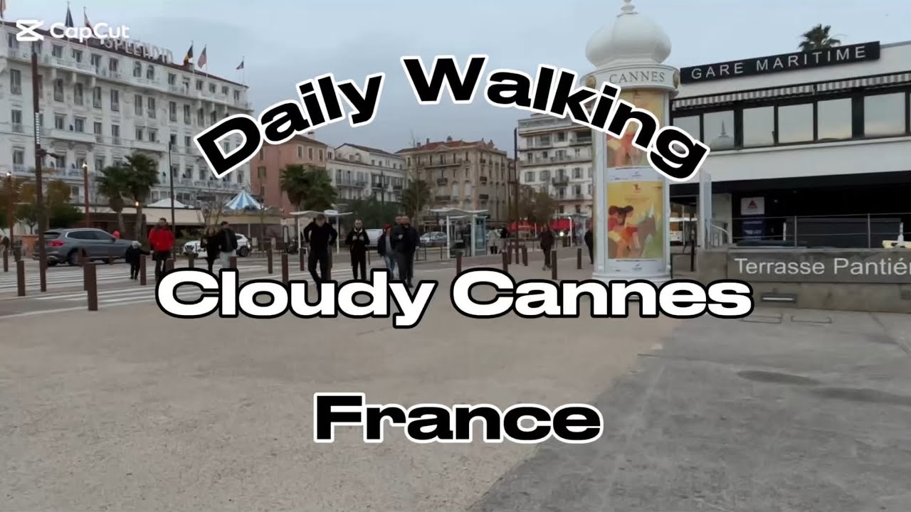 Daily #walking  : cloudy in #cannes