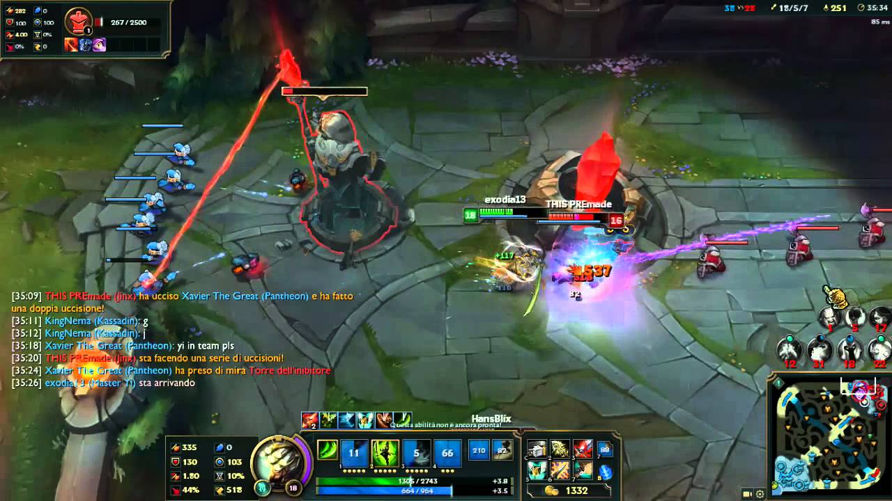 Master yi top lane vs trynd, carry your noob team