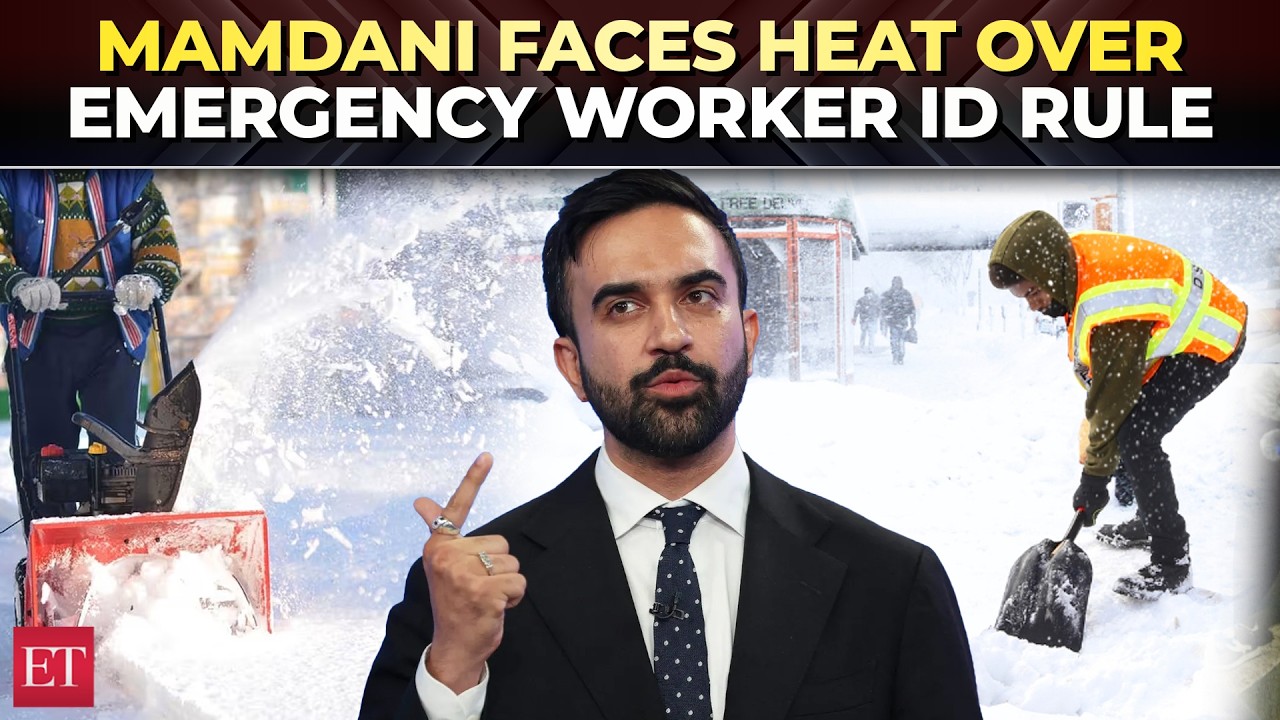 'Not allowed to just cut cheques...': Mamdani faces heat over emergency worker ID requirement rule
