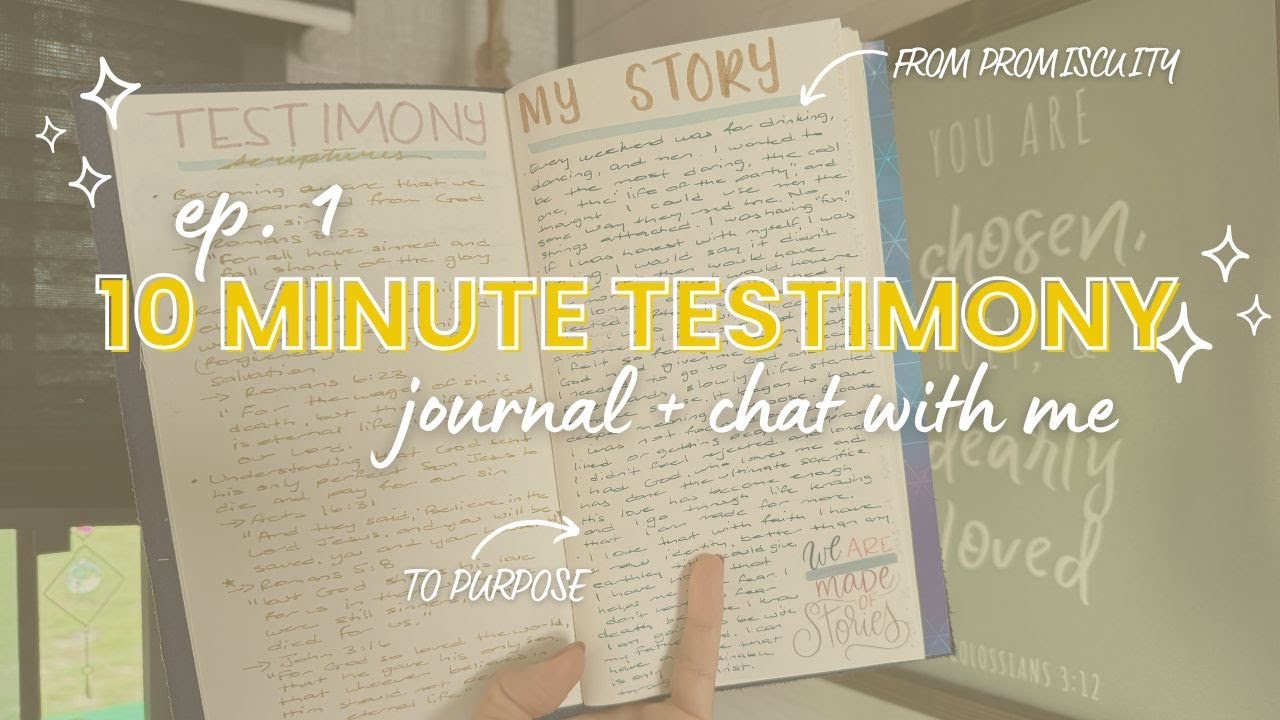10 Minute Testimony | ep. 1 | The moment that changed everything | Chat + Journal with Me