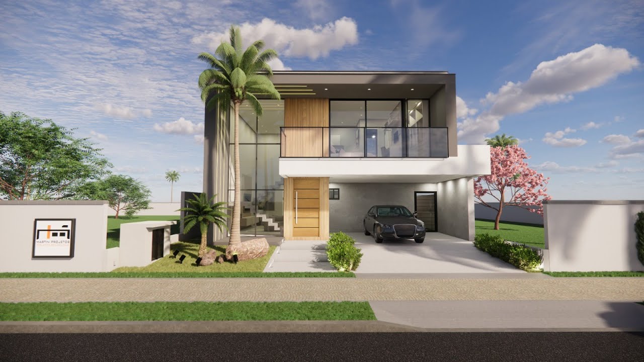 Projeto de Sobrado com 4 quartos em terreno 10x25 - 237m2 - Projeto 456
