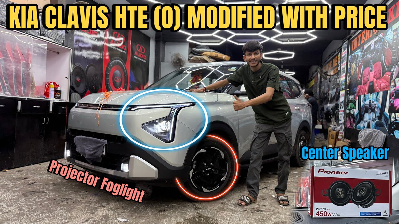 2025 KIA CARENS CLAVIS MODIFIED WITH PRICE✅KIA CLAVIS HTE MODIFICATION✅CARENS GENUINE ACCESSORIES