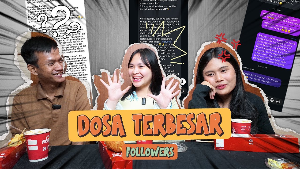 DOSA TERBESAR PALING BRUTAL - DOSA TERBESAR FOLLOWERS ?!!
