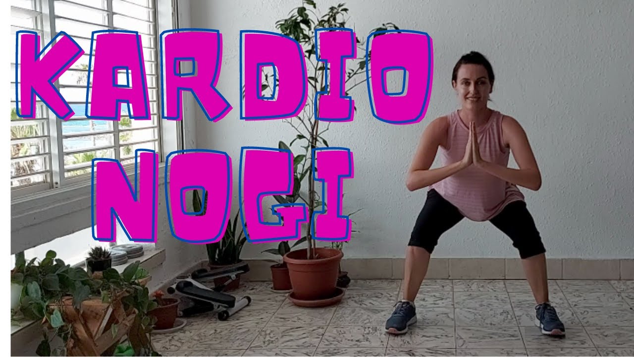 Szybkie ciche cardio na stojąco - fokus na nogi. - 130 kcal. Bez maty!