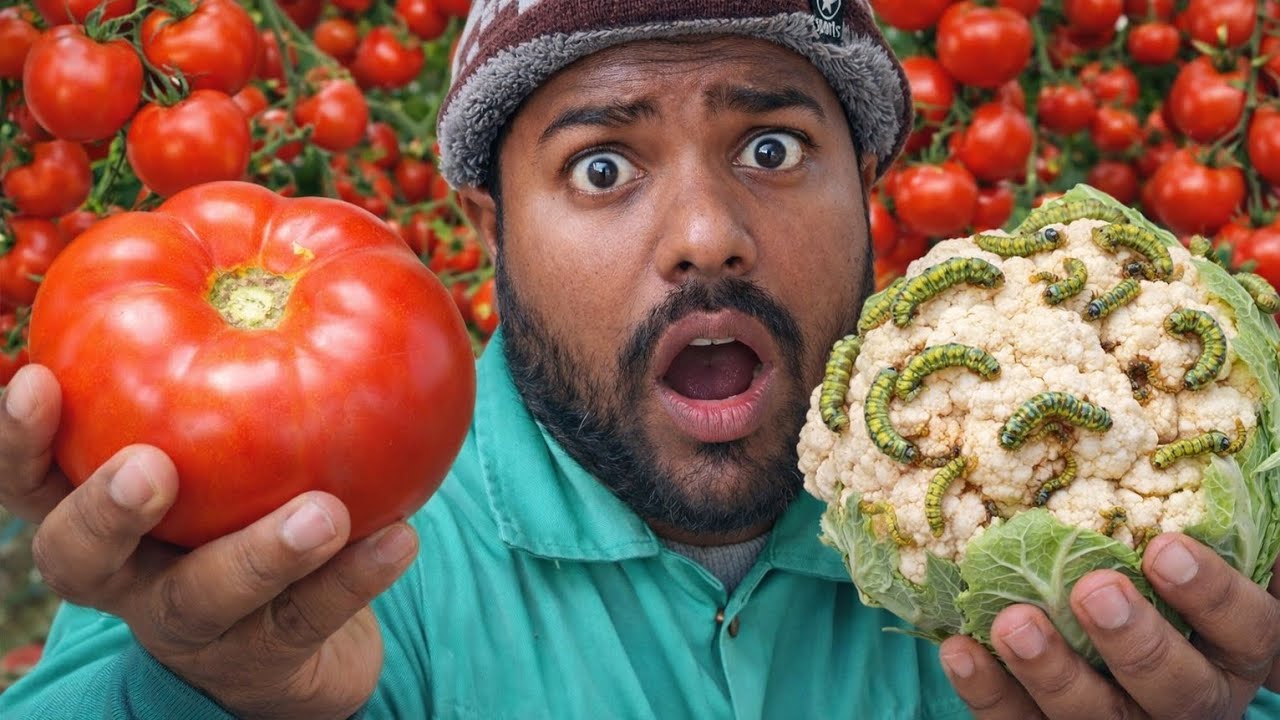 गोभी की फसल बर्बाद हो गई || और Tamatar ने कमाल कर दिया | Gobhi Ne Barbad Kya @Junni1z 