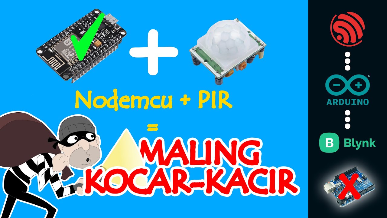 Belajar IOT dengan Nodemcu dan New BLYNK - Ternyata MUDAH | Akhishop Electronics #nodeMCU