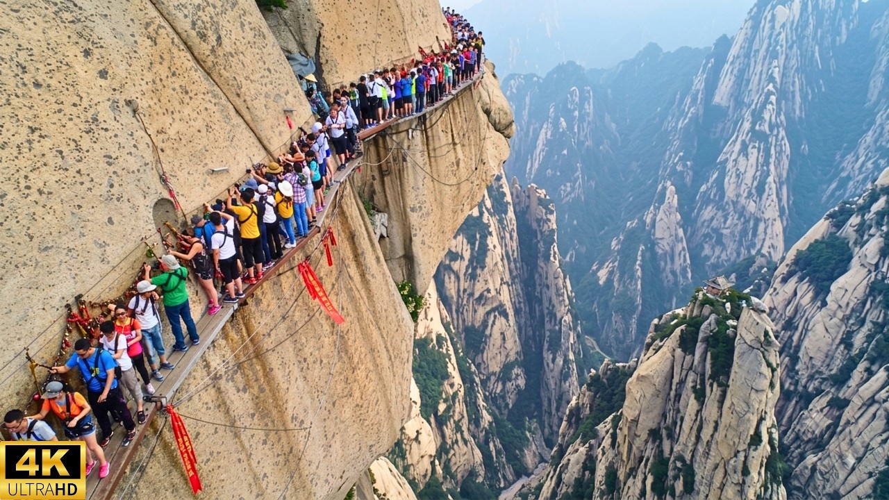 10 Deadliest Cliffside Structures in China: Defying the Laws of Physics | 4K Documentary