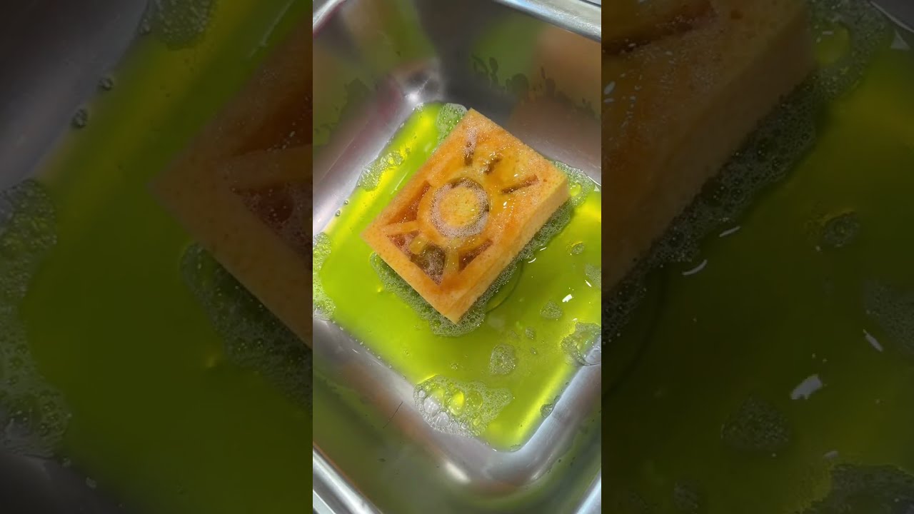 ASMR - Sponge Squeezing- Lime Combo 