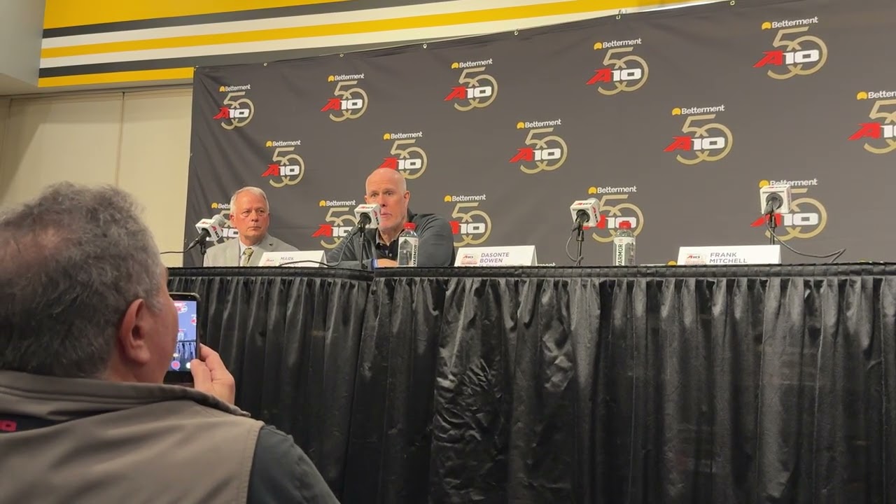 St Bonaventure Post Game Press Conference A10 Tournament