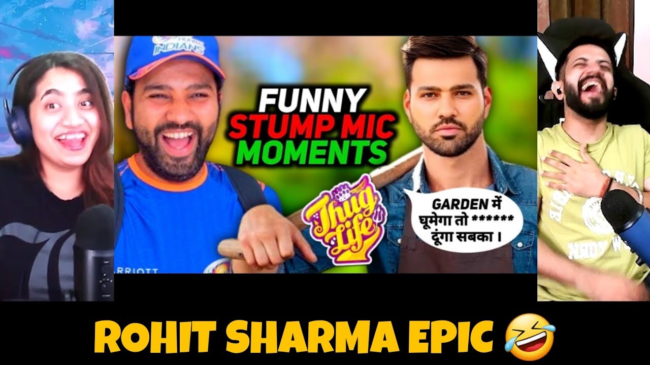 Rohit Sharma Stump Mic | Indian Cricket Team Funny Moments | Thug Life Moments | The Tenth Staar