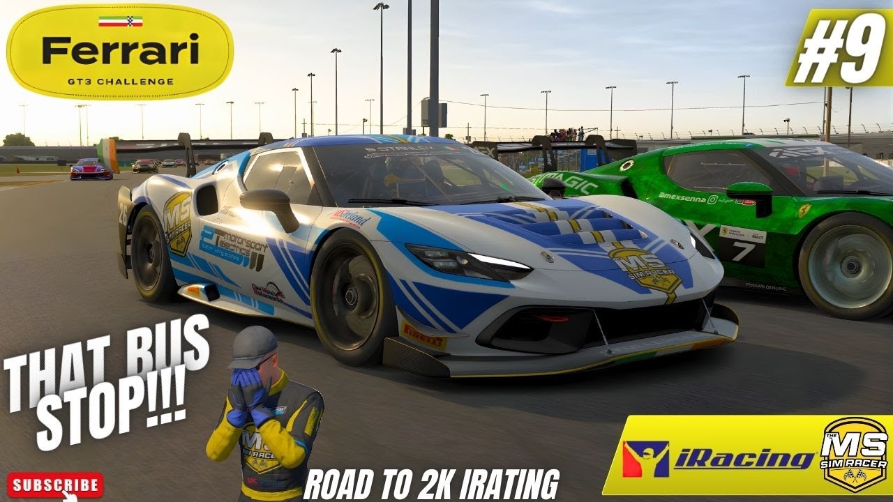 iRacing. Ferrari Challenge at Daytona International speedway. Road To 2K iRating #9