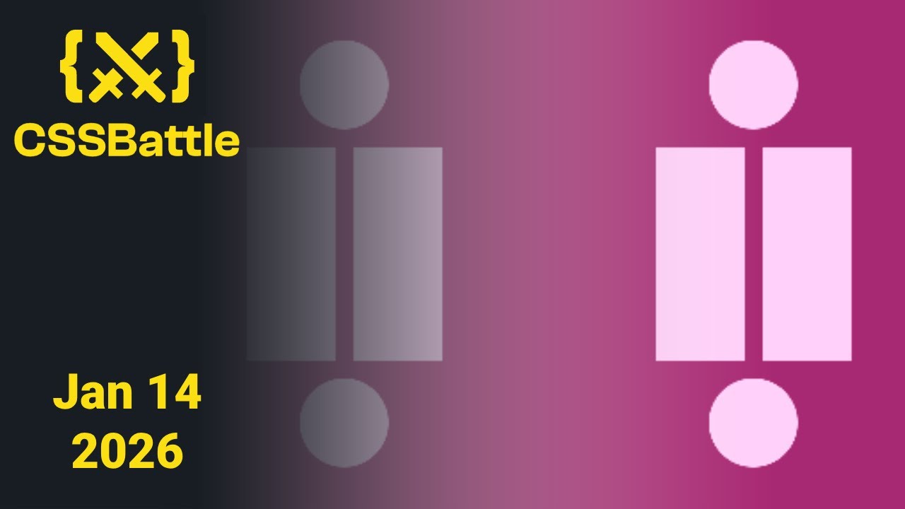 CSSBattle Daily Challenge January 14 2026