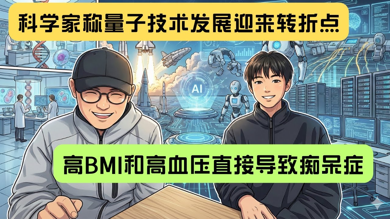 大小读科技：高BMI直接导致痴呆症+量子技术已迎来转折点