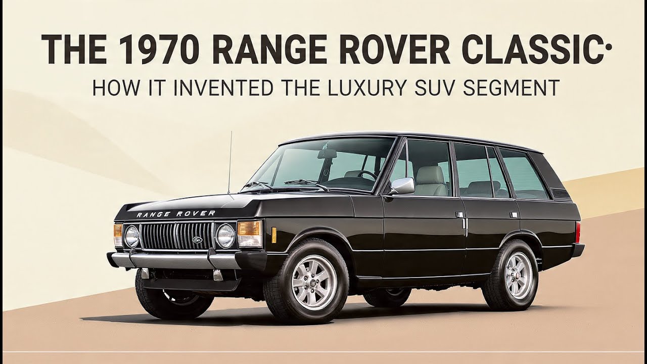 1970 | Range Rover Classic | Внедорожник, определивший понятие роскоши и бездорожья
