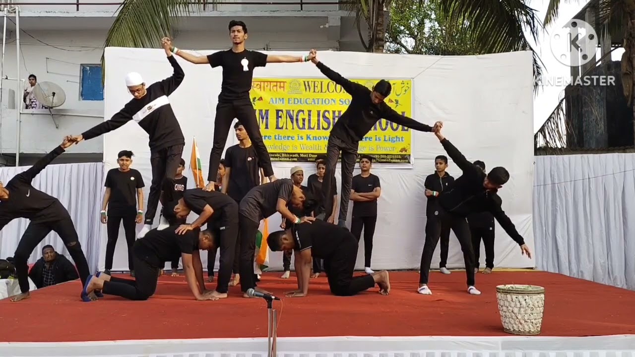 26 January 2023 AIM English School Daman, Gymnastics
